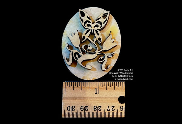 MINI STAMP - Butterfly Floral