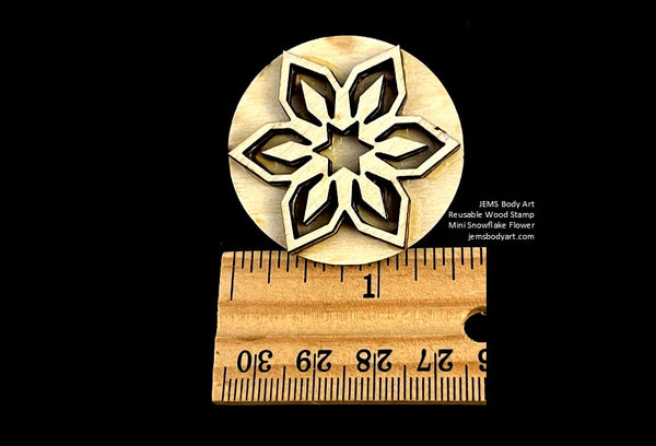 MINI STAMP - Snowflake Flower