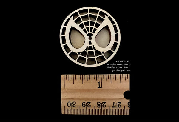 MINI STAMP - Spiderman Round