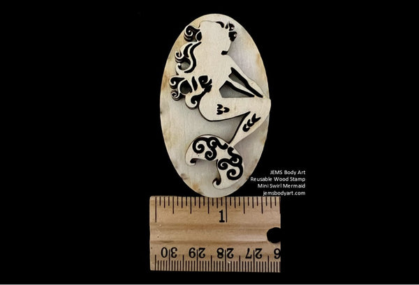 MINI STAMP - Swirl Mermaid