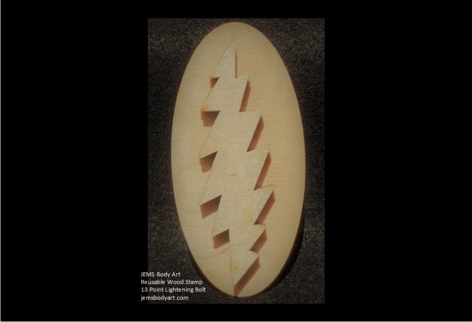 13 Point Lightening Bolt