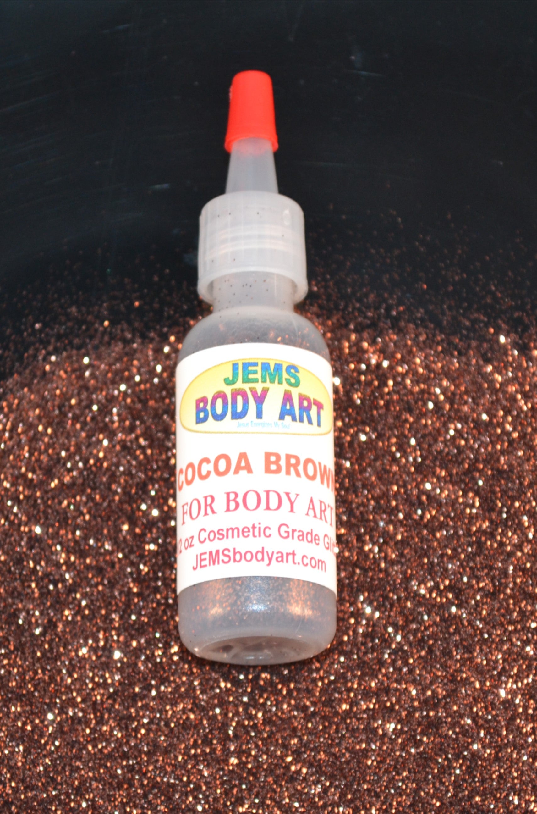 Cocoa Brown Sparkle Glitter