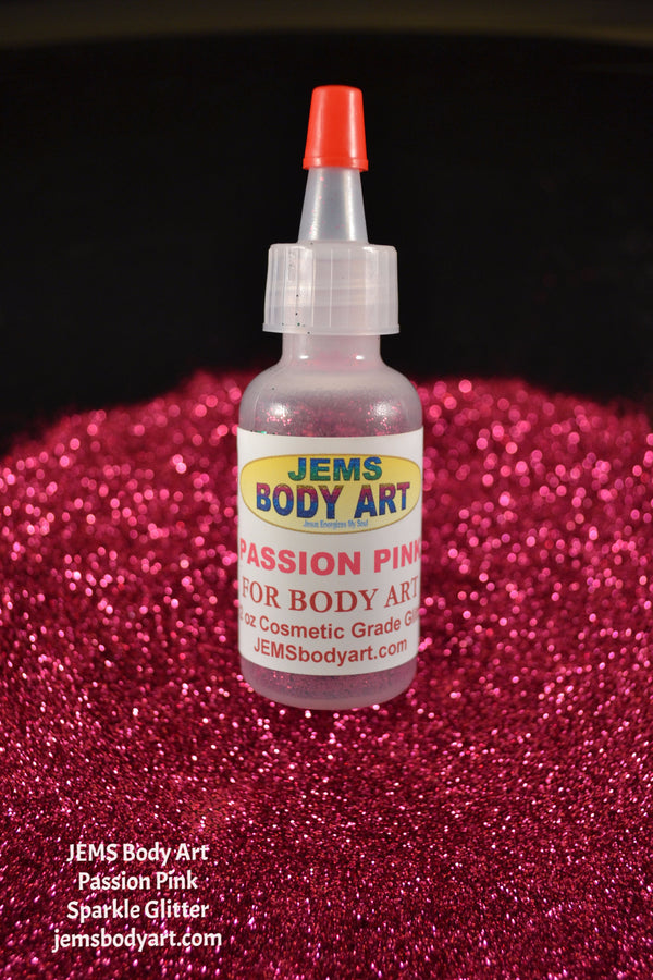 Passion Pink Sparkle Glitter